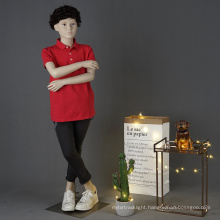 Clothes store cool children posing full size kid life size boy realistic child mannequin for sale